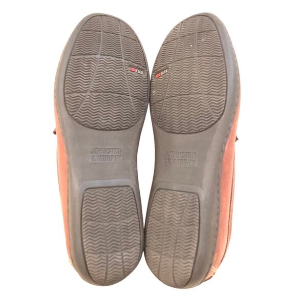 Johnston & Murphy Mens Shoes Size 11 Brown Leather Penny Loafers Classic Casual - Picture 9 of 14